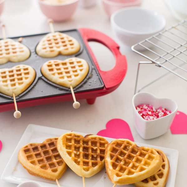 Holstein Housewares Heart Shaped Waffle Maker & Reviews Wayfair